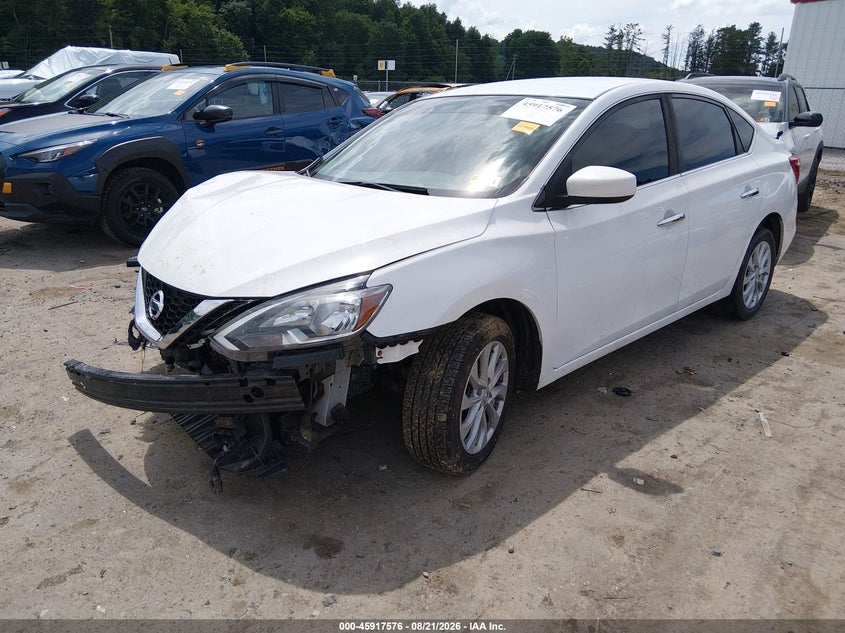 2018 Nissan Sentra, Удар спереду, IAAI, VIN 3N1AB7AP9JL640606 — фото 2