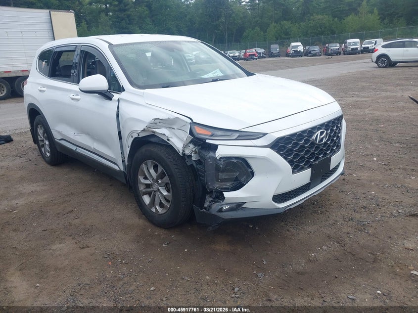 2020 Hyundai Santa Fe Sel, Перёд, IAAI, VIN 5NMS3CAD7LH144457