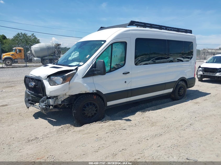 2021 Ford Transit, Front End, IAAI, VIN 1FBAX9C80MKA42608 — photo 2