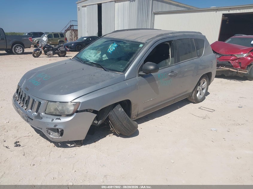 2014 Jeep Compass, Front End, IAAI, VIN 1C4NJDBB9ED842666 — photo 2