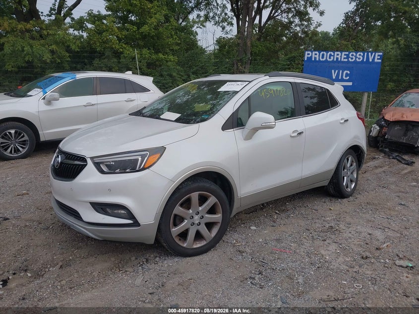2017 Buick Encore, Удар сзади, IAAI, VIN KL4CJHSM1HB042406 — фото 2