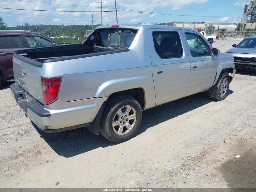 HONDA RIDGELINE 2011 VIN 5FPYK1F47BB005978