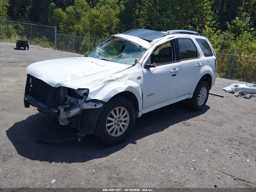 2008 Mercury Mariner, Rollover, IAAI, VIN 4M2CU87148KJ04550 — photo 2