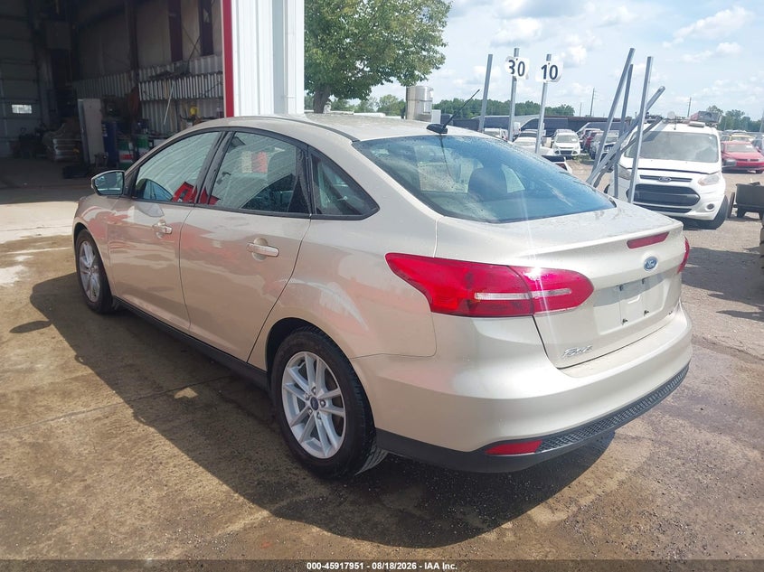 Vin: 1fadp3f25hl329655, lot: 46417039, ford focus se 20173