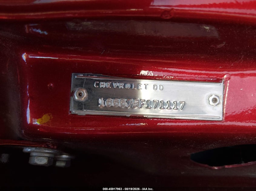 1965 CHEVROLET IMPALA N/A N/A