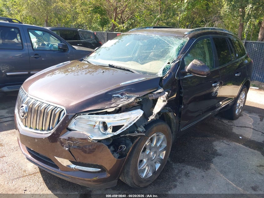 Vin: 5gakvbkd6gj283807, lot: 46417128, buick enclave leather 20162