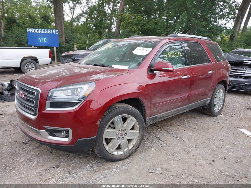 2017 GMC Acadia, Flood, IAAI, VIN 1GKKRSKD9HJ127012 — photo 2