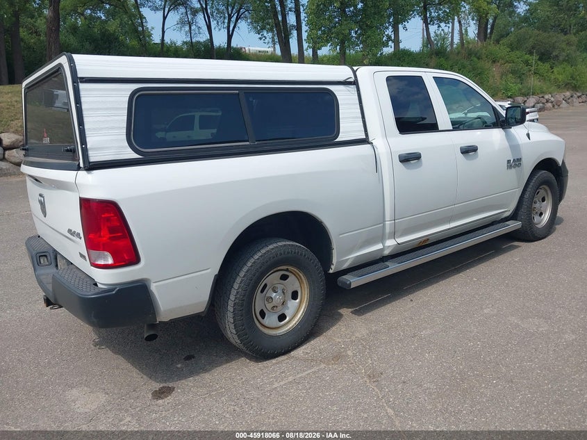 Vin: 1c6rr7fg1hs544380, lot: 46417154, ram 1500 tradesman  4x4 6'4 box 20174