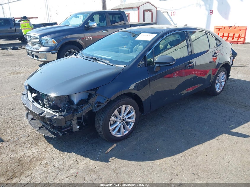 2026 Toyota Corolla, Left Side, IAAI, VIN JTDBCMFE5T3155754 — photo 2