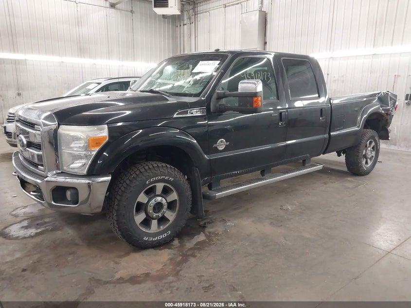 2011 Ford F350, Rear, IAAI, VIN 1FT8W3BT1BEC01406 — photo 2