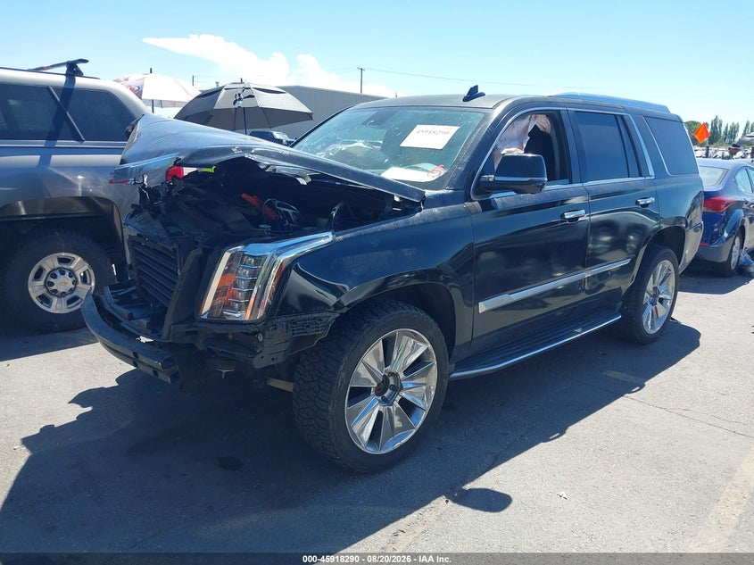Vin: 1gys4bkj9hr196925, lot: 46417378, cadillac escalade luxury 20172