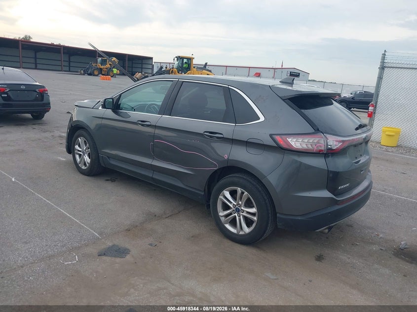 Vin: 2fmtk4j94fbb12153, lot: 46417432, ford edge sel 20153