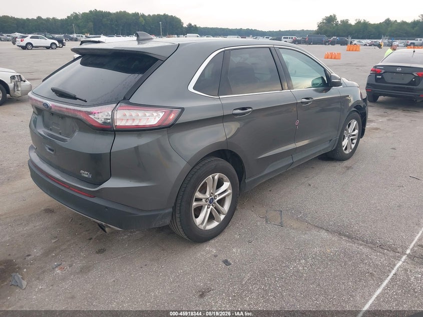 Vin: 2fmtk4j94fbb12153, lot: 46417432, ford edge sel 20154
