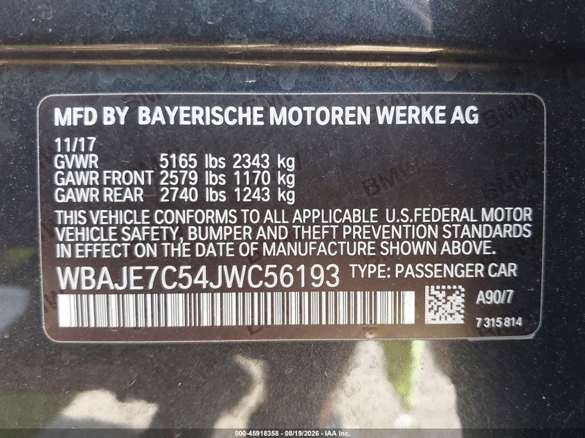 BMW 540I - zdjęcie 9