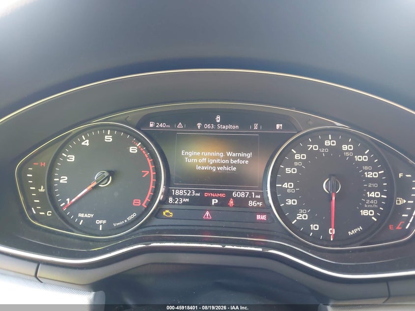 2017 AUDI A4 auction photo 7
