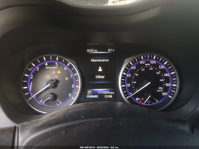 2015 INFINITI Q50 auction photo 7