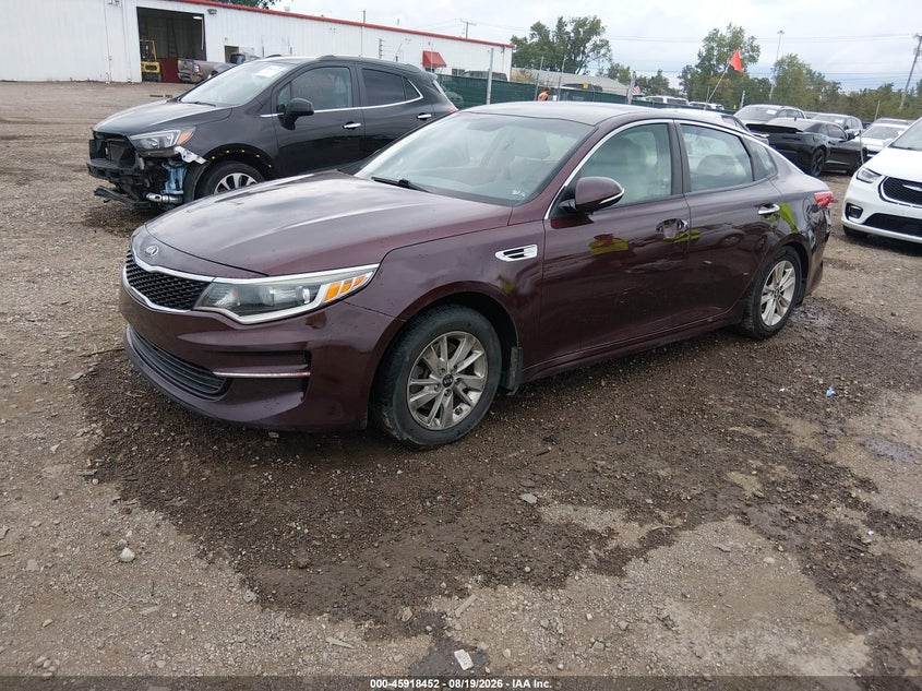2016 Kia Optima, Theft Recovery, IAAI, VIN 5XXGT4L38GG109771 — photo 2