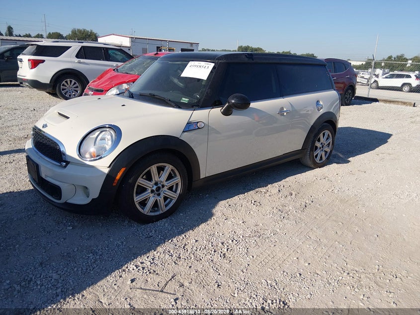 Vin: wmwzg3c51dt576239, lot: 46417600, mini clubman cooper s 20132