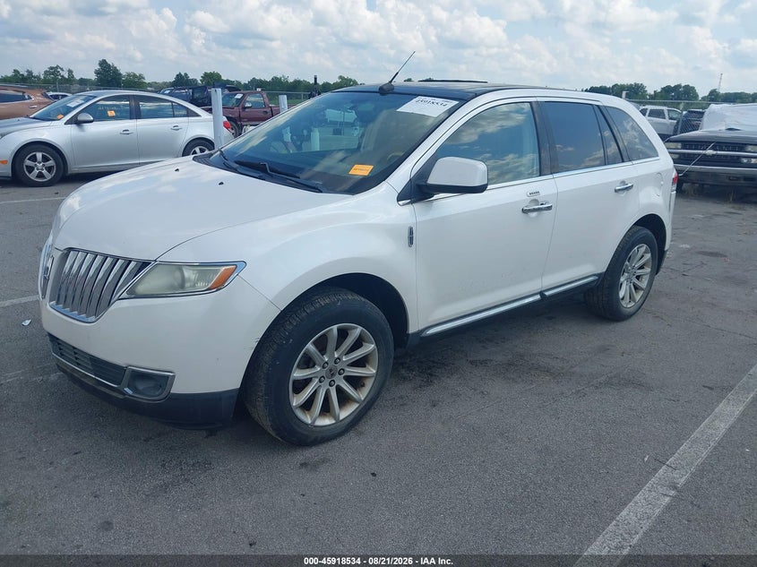 2011 Lincoln MKX, Затопление, IAAI, VIN 2LMDJ8JK7BBJ13457 — фото 2