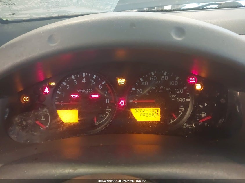NISSAN XTERRA 2011 VIN 5N1AN0NW2BC502671