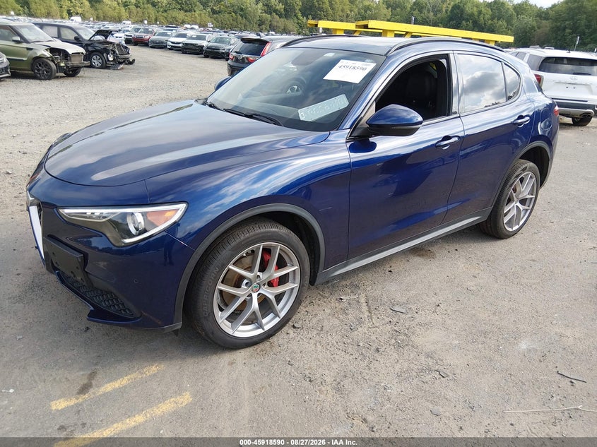 Vin: zaspakbn9k7c44022, lot: 46417678, alfa romeo stelvio ti sport awd 20192