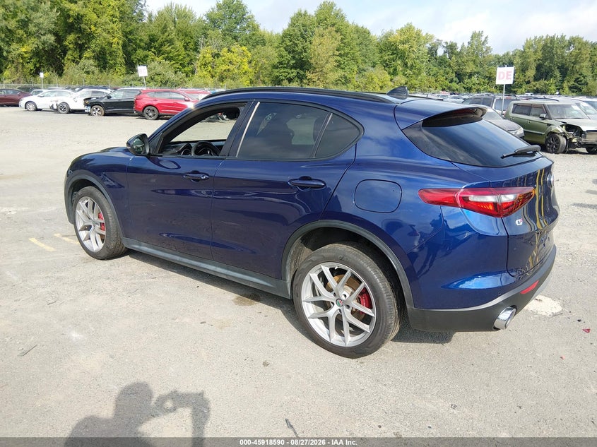 Vin: zaspakbn9k7c44022, lot: 46417678, alfa romeo stelvio ti sport awd 20193