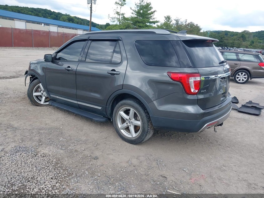 Vin: 1fm5k7d8xhgc31334, lot: 46417727, ford explorer xlt 20173