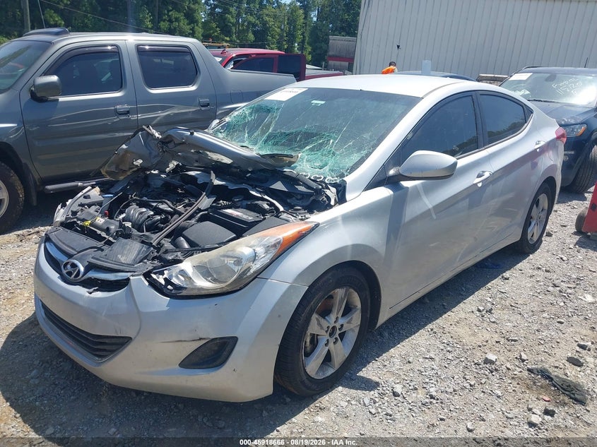 2013 Hyundai Elantra Gls, Front End, IAAI, VIN 5NPDH4AE1DH260220 — photo 2