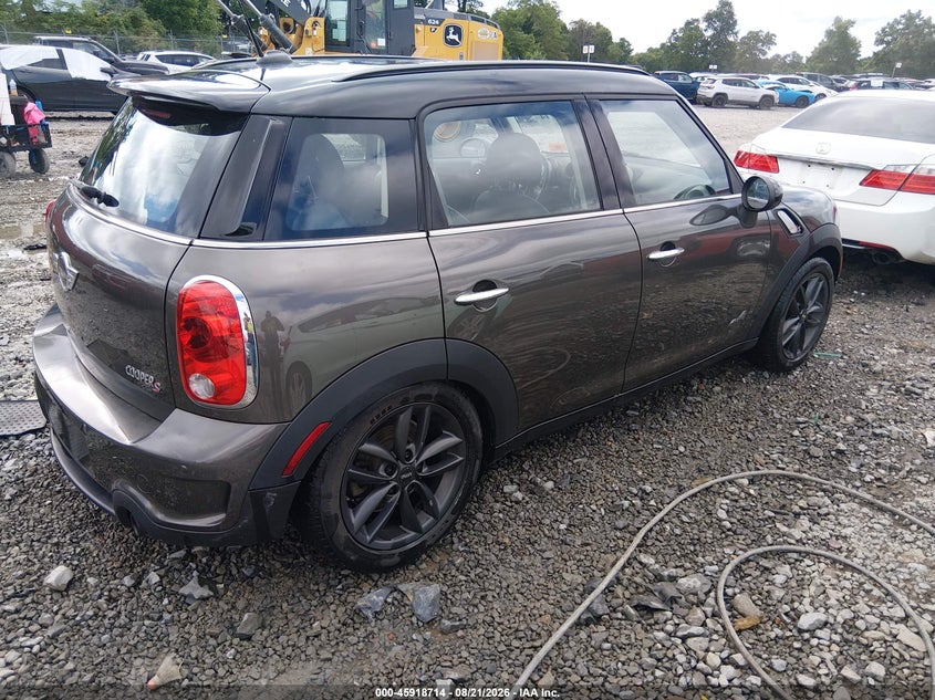 Vin: wmwzc5c54cwl58431, lot: 46417802, mini cooper s countryman 20124