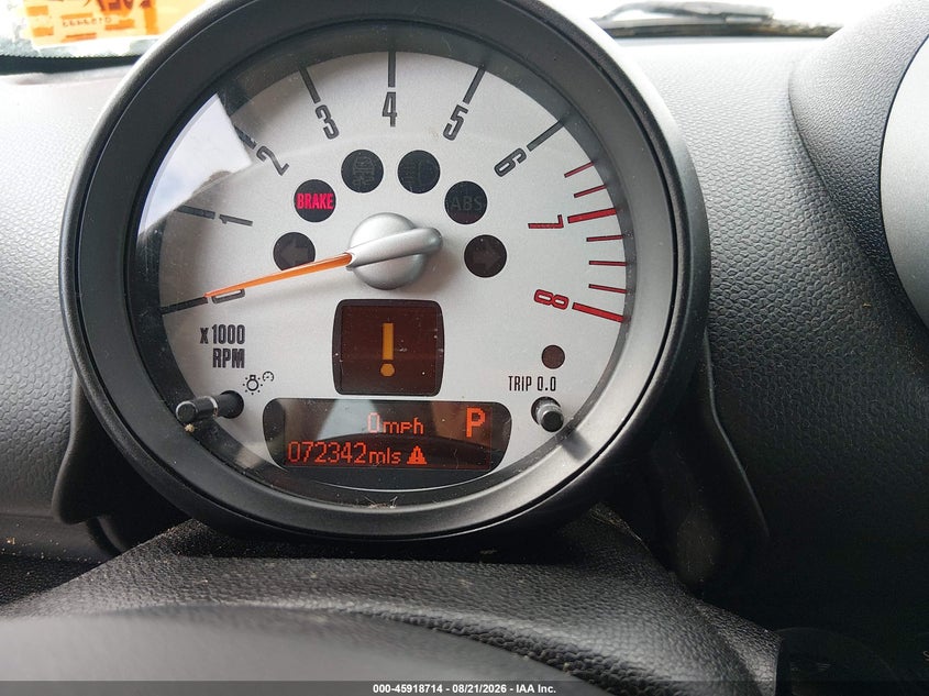 MINI COOPER S COUNTRYMAN 2012 VIN WMWZC5C54CWL58431