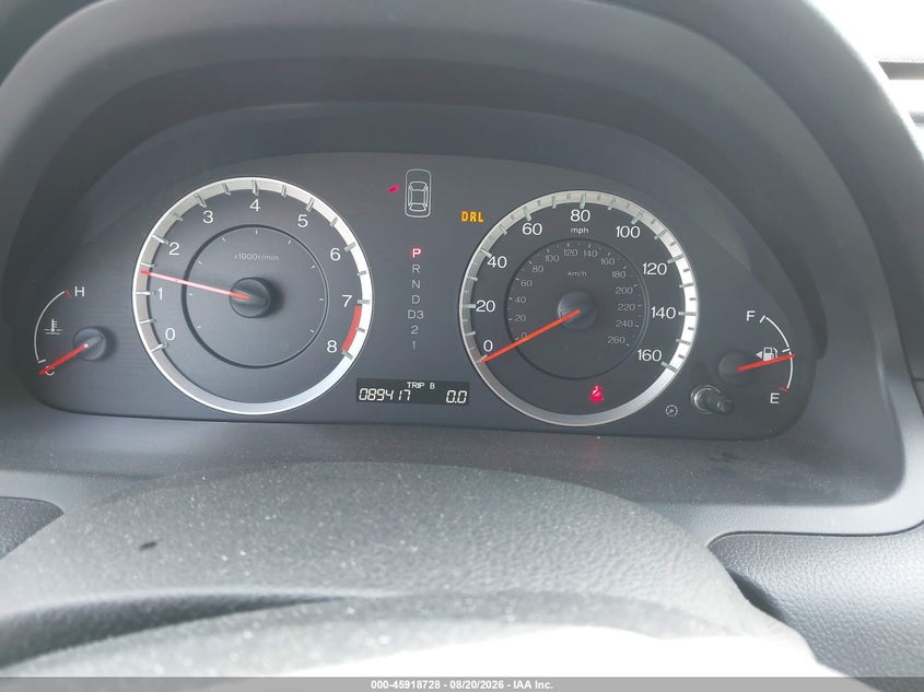 2012 HONDA ACCORD SEDAN 2.4L I-4 DOHC, VVT, 190HP