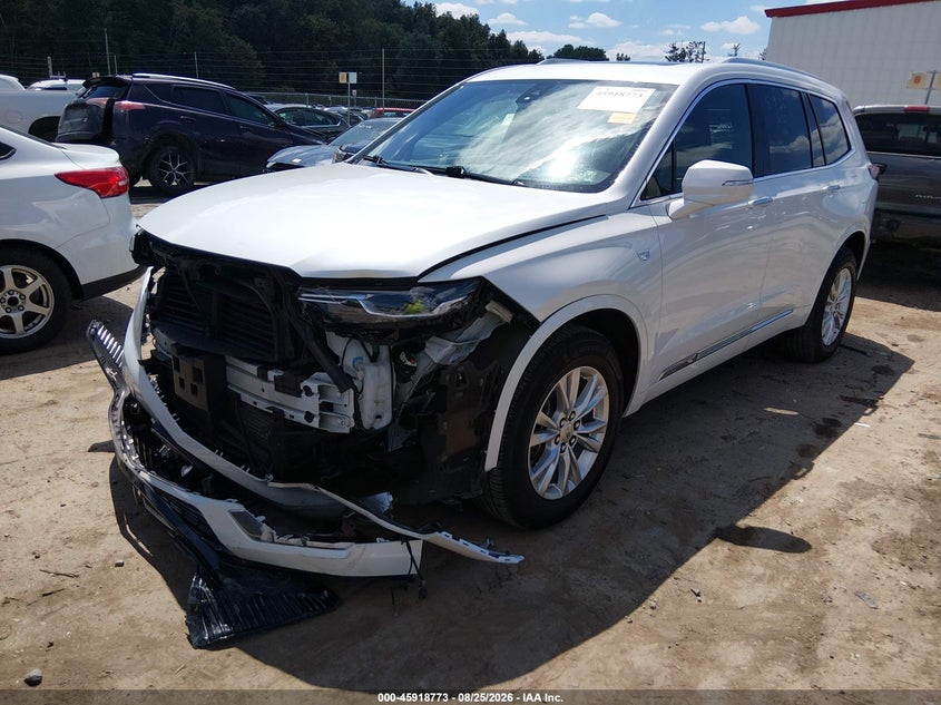 Vin: 1gykpbr42rz711420, lot: 46417861, cadillac xt6 awd luxury 20242