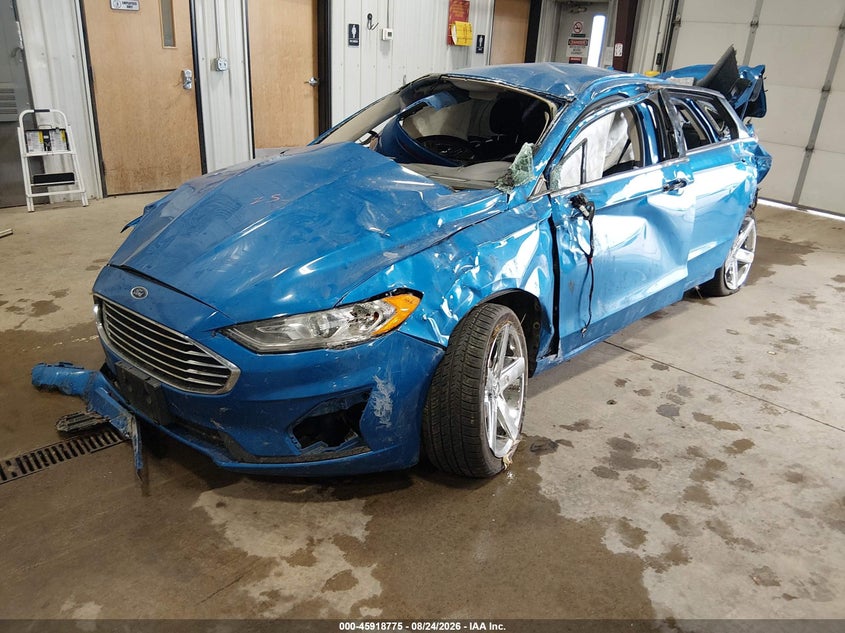 2019 Ford Fusion, По кругу, IAAI, VIN 3FA6P0HD9KR224230 — фото 2