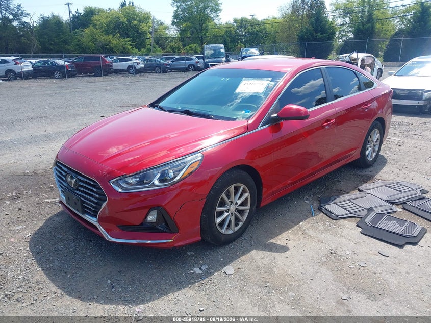 2019 Hyundai Sonata, По колу, IAAI, VIN 5NPE24AF6KH732701 — фото 2