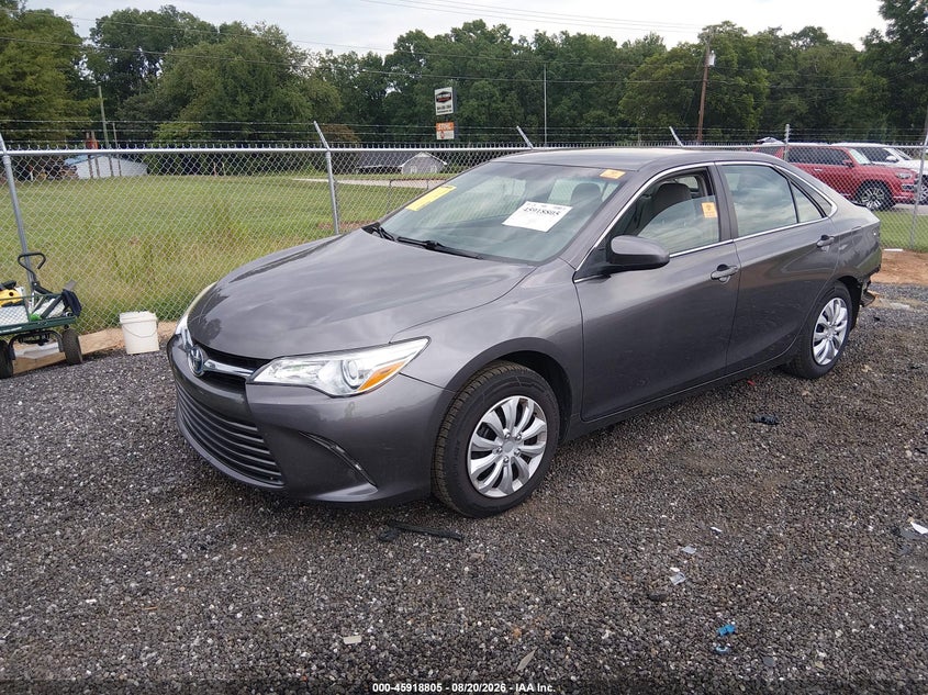2017 Toyota Camry, Rear, IAAI, VIN 4T1BF1FK5HU447641 — photo 2