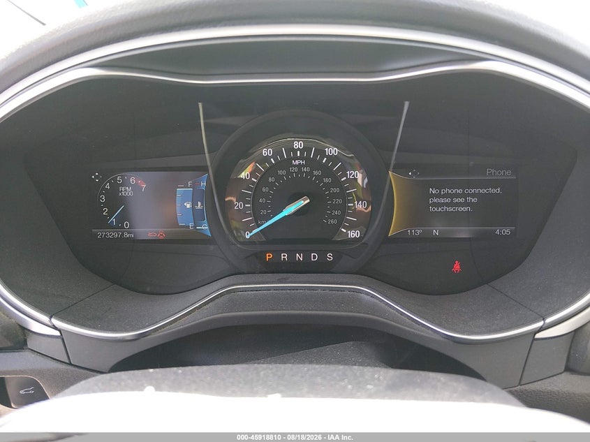 2016 FORD FUSION SEDAN 2.5L I-4 DOHC, VVT, 175HP