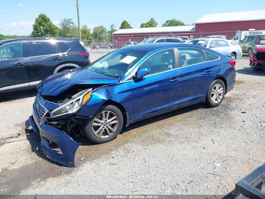 2015 Hyundai Sonata, Front End, IAAI, VIN 5NPE24AF8FH212926 — photo 2