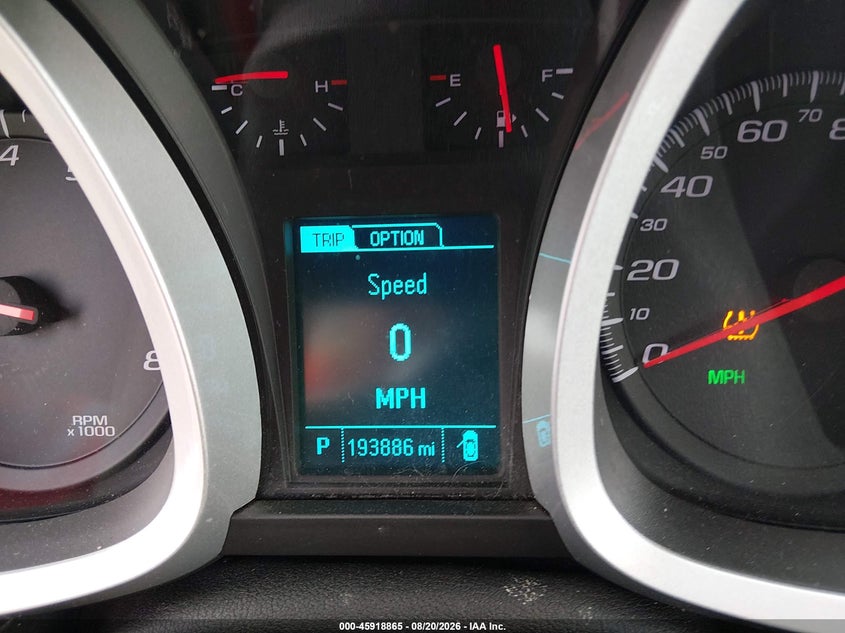 CHEVROLET EQUINOX 2013 VIN 2GNFLGE38D6291283