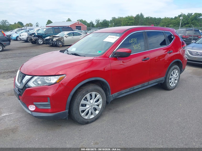 2017 Nissan Rogue, Обычный износ, IAAI, VIN 5N1AT2MVXHC866940 — фото 2