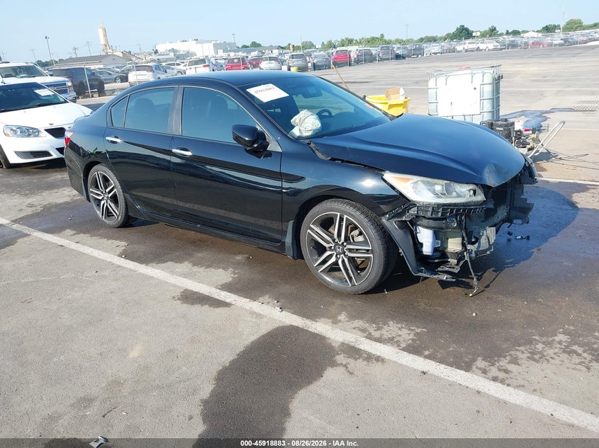 Vin: 1hgcr2f11ha146848, lot: 46417971, honda accord sport se 20171