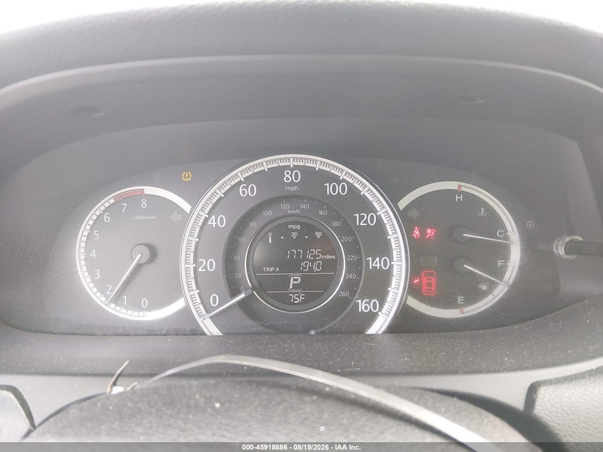 2014 HONDA ACCORD auction photo 7