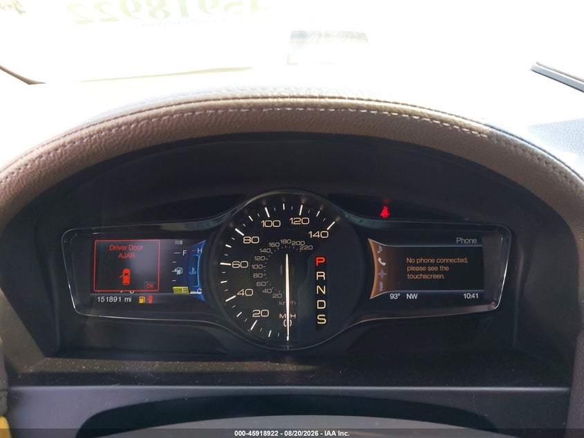2013 LINCOLN MKX auction photo 7