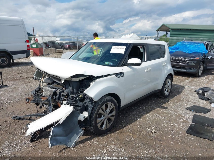 2016 Kia Soul, Front End, IAAI, VIN KNDJP3A58G7259476 — photo 2