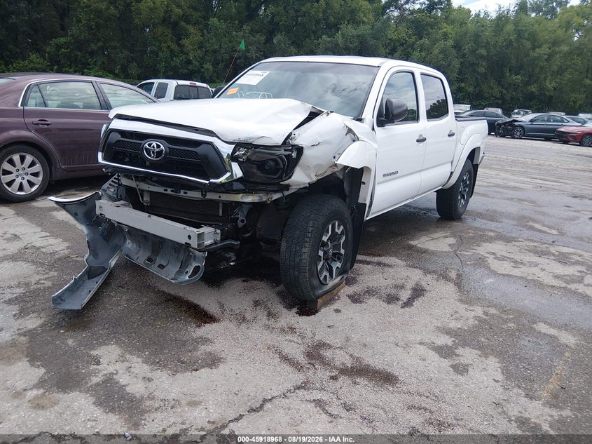 2013 Toyota Tacoma, Удар спереди, IAAI, VIN 3TMLU4EN6DM117341 — фото 2