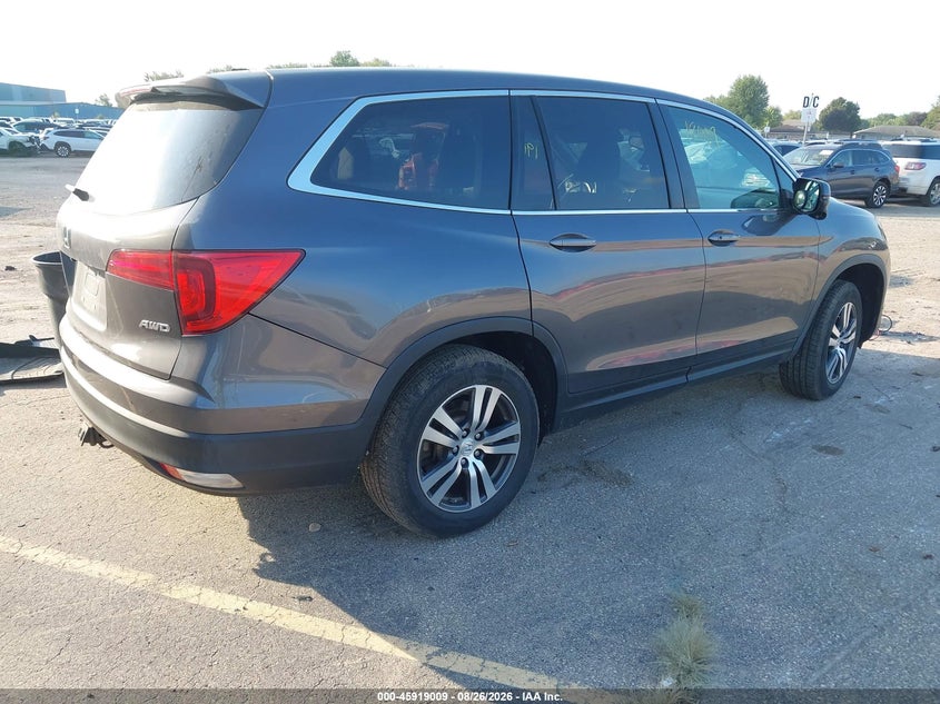 Vin: 5fnyf6h55hb068540, lot: 46418097, honda pilot ex-l 20174