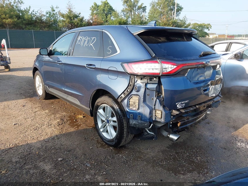 Vin: 2fmpk3j84jbb50171, lot: 46418160, ford edge sel 20183