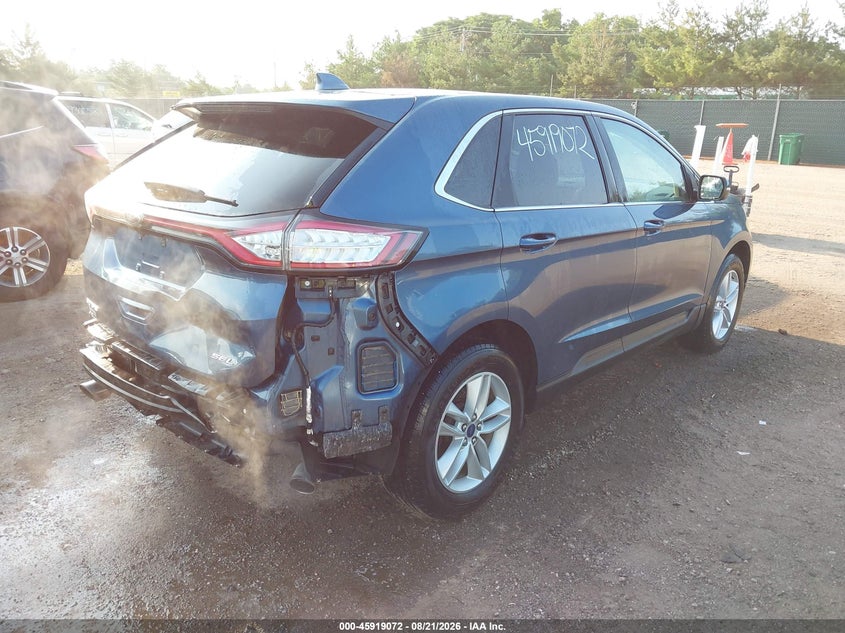 Vin: 2fmpk3j84jbb50171, lot: 46418160, ford edge sel 20184