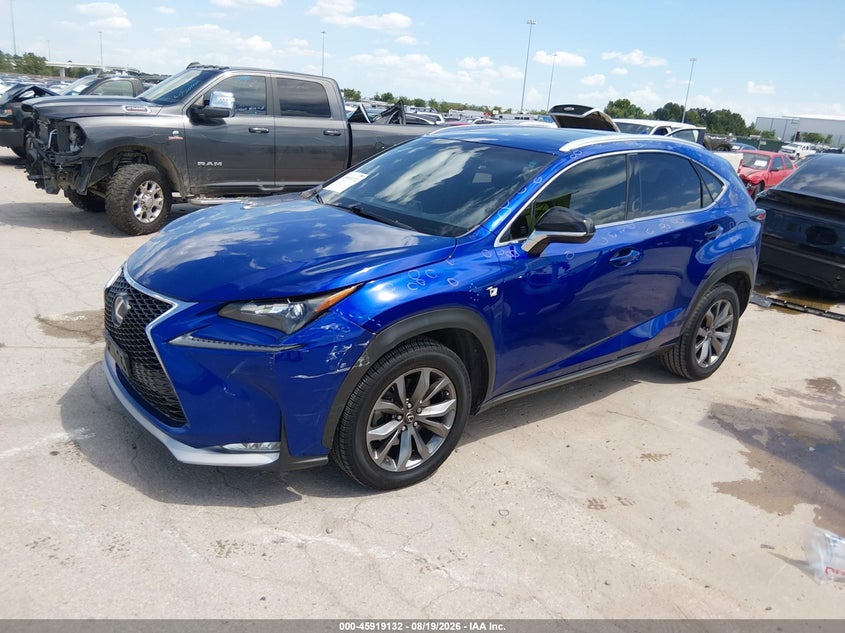 2017 Lexus NX, Град, IAAI, VIN JTJYARBZ3H2063493 — фото 2