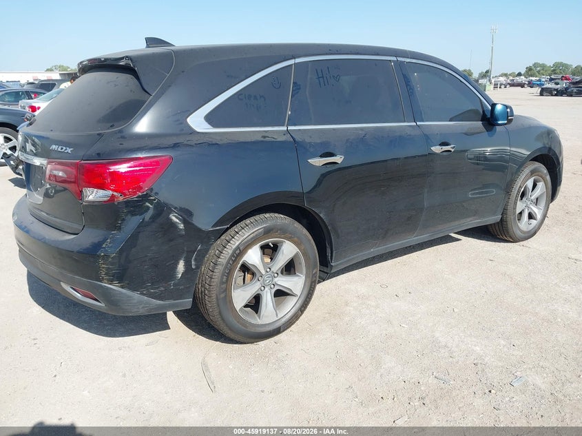 2015 ACURA MDX SPORT UTILITY VEHICLE 3.5L V-6 DI, VVT, 290HP