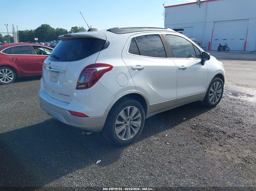 Vin: kl4cjasb6hb043945, lot: 46418242, buick encore preferred 20174
